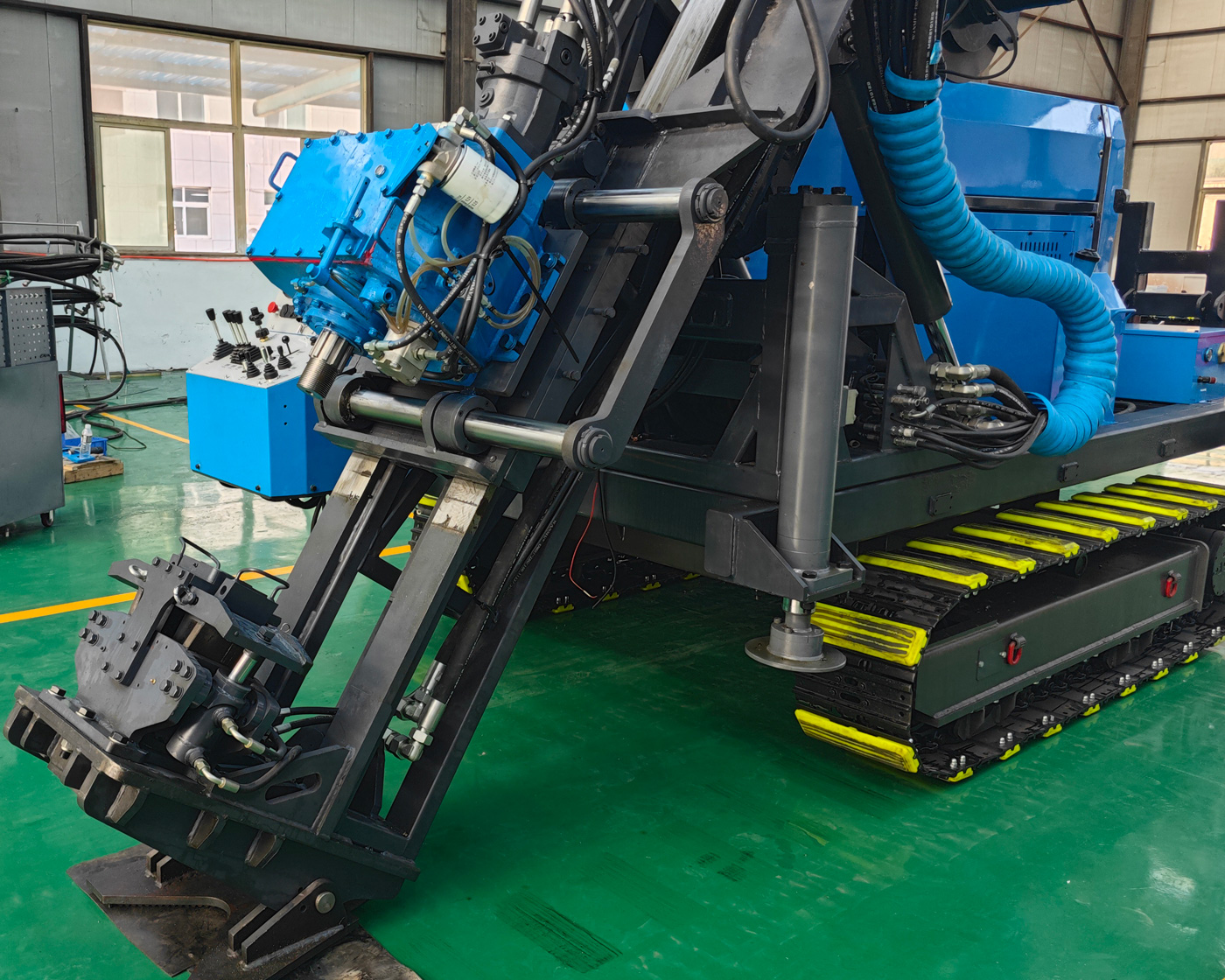 Cabezal de potencia y sistema hidráulico de la perforadora CR1600I