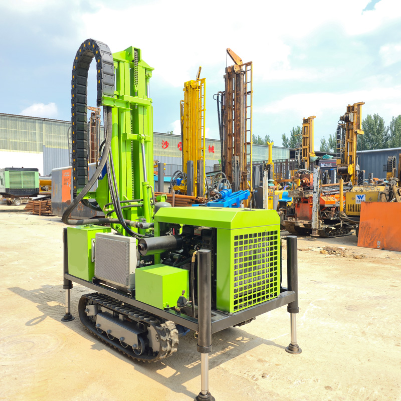 Detalle del sistema de perforación hidráulico y neumático WR220SE